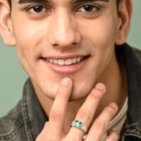 Clara 925 Sterling Silver Prince Adjustable Ring Gift for Men & Boys